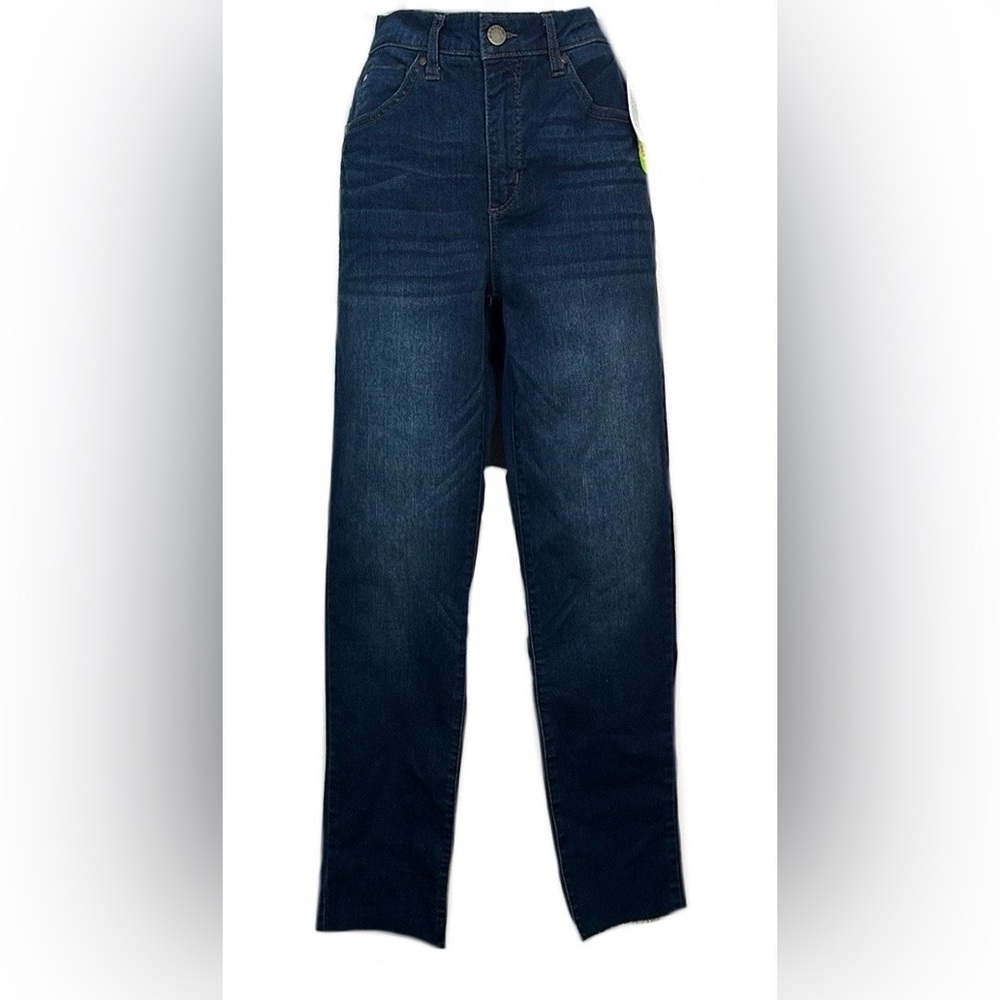 Caslon High Waisted Straight Jeans Dark Wash Size 2 NWT